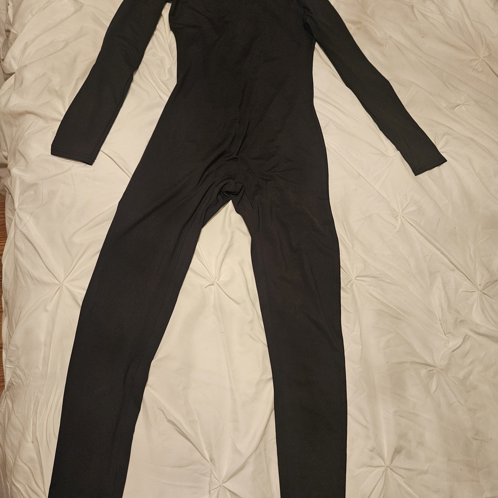 Elegant Black Long Sleeve Jumpsuit
